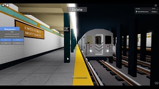 IRT Subway: 149th St-Grand Concourse bound R62A (6) train Entering 138th St-Mott Haven