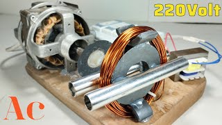 How To Generate 6000W Free Electricity Energy With Magnet Coper Wire Energy