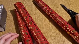ASMR 🎁 Wrapping Christmas Presents | Paper CRINKLES, TAPE, SCISSORS, TAPPING ✂️🎧 No Talking 