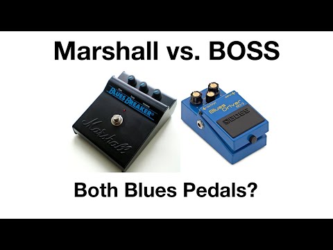 Marshall Blues Breaker vs. Boss Blues Driver comparison - YouTube
