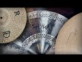 Agean R low noise | Hush Hush | Legend Series cymbals sound comparison