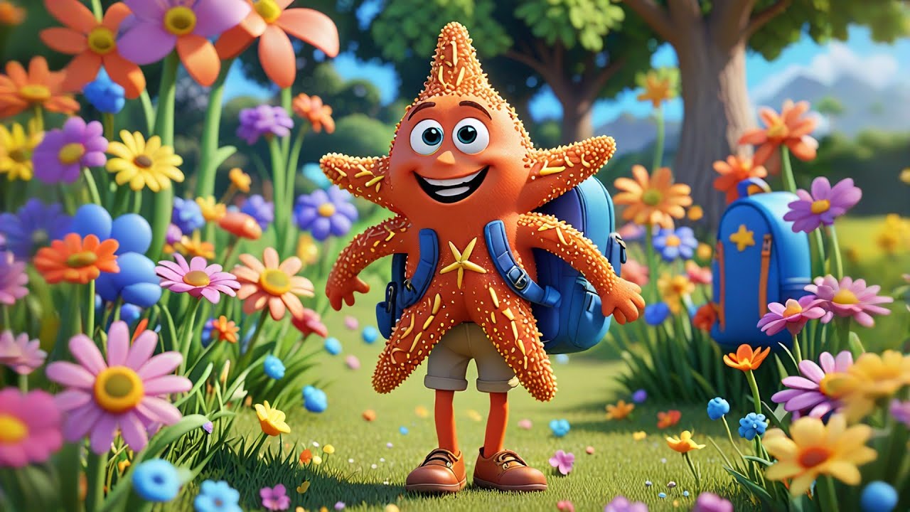 A Starfish in My Backpack?! 🌟🎒 | Fun Kids Story | Imaginative Learning Adventure