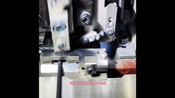 Terminal Crimping Machine Demonstration #TerminalCrimping #Manufacturing #TechInnovatio #Engineering
