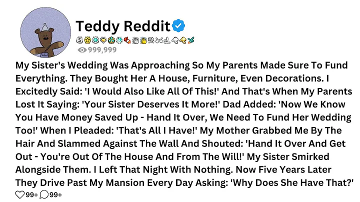 My Sister's Wedding Was Approaching So My Parents Made Sure To Fund Everything.......