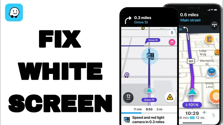 How To Fix And Solve White Screen On Waze Navigation & Live Traffic On App | Easy Fix