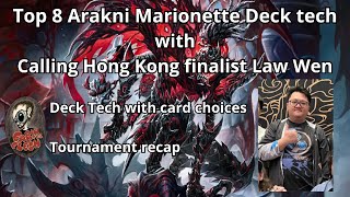 FaB: Calling Hong Kong Top 8  Arakni, Marionette deck tech with finalist Law Wen