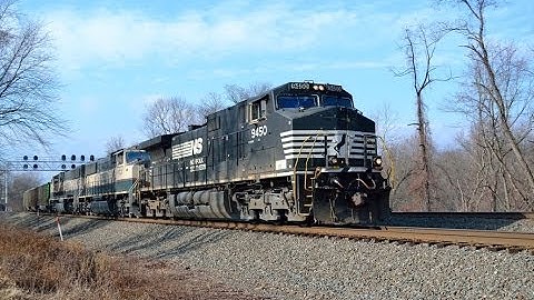 NS 400 Coal Train with 2 BNSF SD70MAC