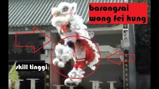 kehebatan Barongsai di perguruan WONG FEI HUNG