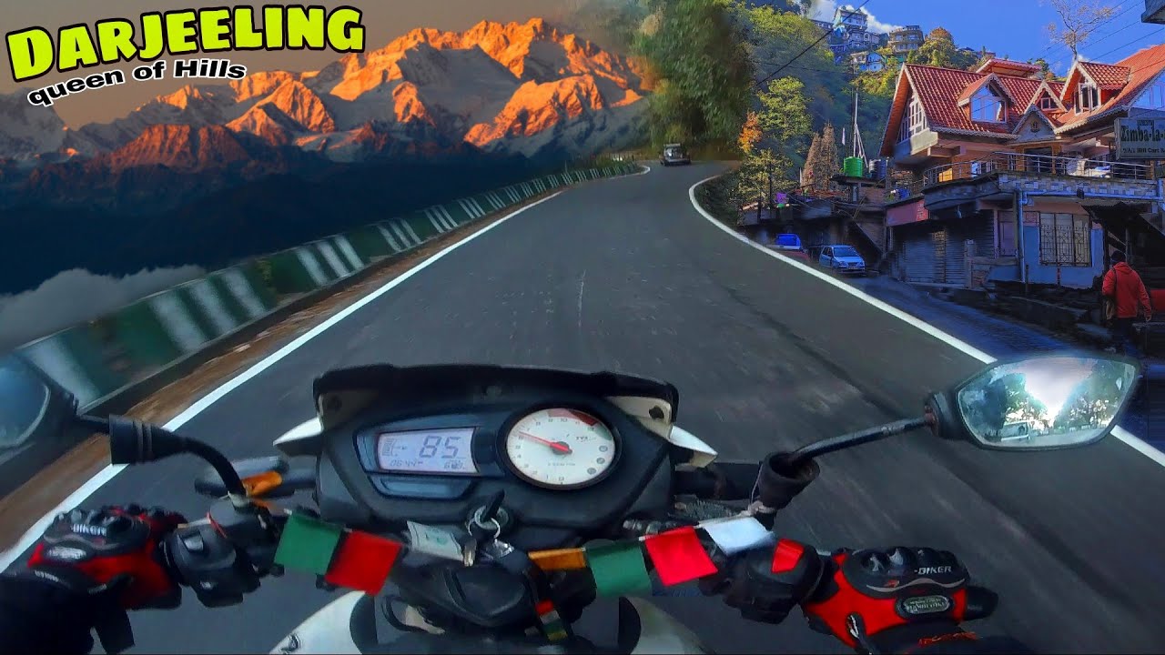 Darjeeling queen of Hills 2022 ride / Apache 160 / SK Vlogs