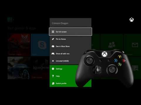 Xbox One: Pin Items to Home