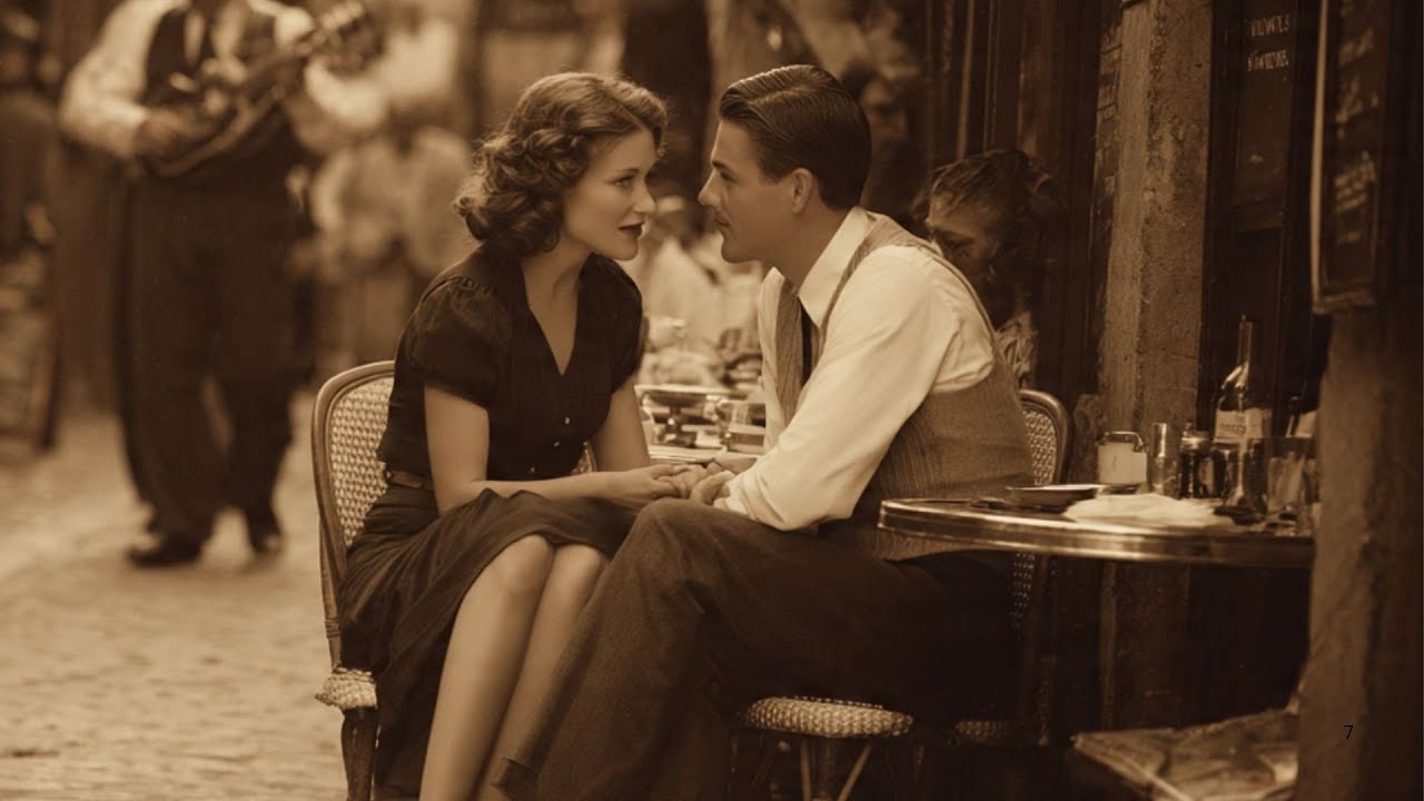 Vintage French Chanson - Émotions Tendres et Harmonie Intemporelle sous les Lumières de Paris