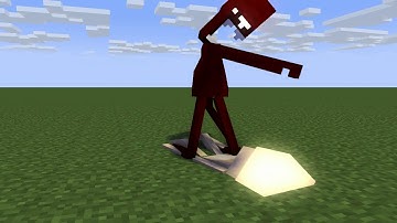 Minecraft animations battles SCP-096 vs Anomaly 1000 rematch