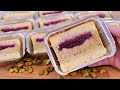 FAÇA E VENDA FATIA DE PISTACHE COM FRUTAS VERMELHAS NA MARMITA | SLICE CAKE DE PISTACHE