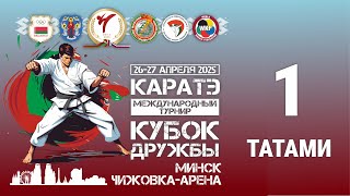 картинка: Каратэ. Международные соревнования Кубок Дружбы 2025. Татами 1. Второй  день.