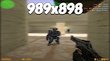 CS 1.6 : Resolution 989x898