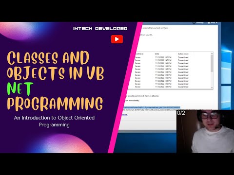 Classes and Objects in VB NET Programming An Introduction to Object Oriented Programming