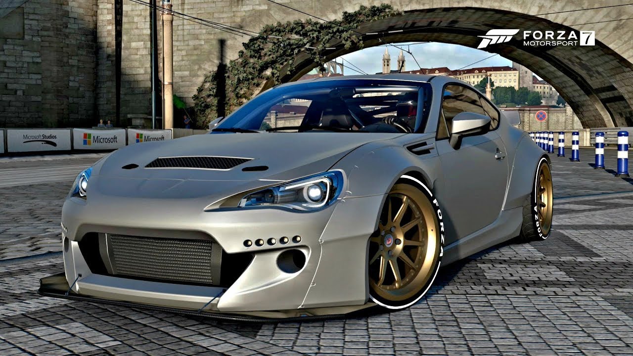 Forza 7: BAGGED ROCKET BUNNY SUBARU BRZ | SLAMMED ...