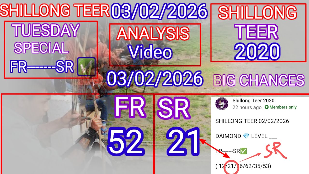SHILLONG TEER 03/02/2026 TUESDAY SPECIAL VIDEO