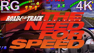 Road & Track Presents: The Need for Speed - Sega Saturn - Intro & Gameplay [4K60]