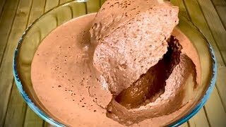 Chocolate dessert in 5 minutes! Panna cat from fermented baked milk! Delicious and healthy mousse!!!