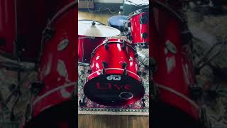 Chad Gracey shows off his drum setup - July 2022