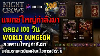 Summary of details of the big patch coming to celebrate 100 days of World Dungeon, the big war