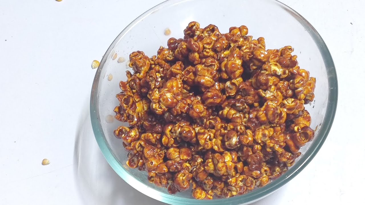 How To Make the Best Caramel popcorn 🍿🍿🍿/CARAMEL POPCORN YouTube