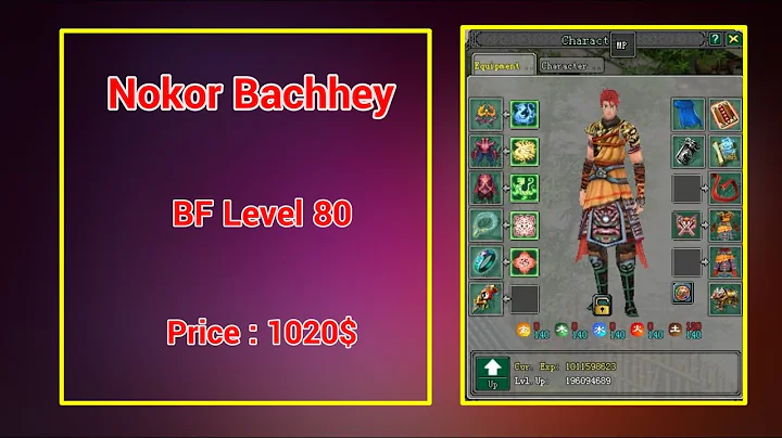 JX2-BF Level 80 at Nokor Bachhey