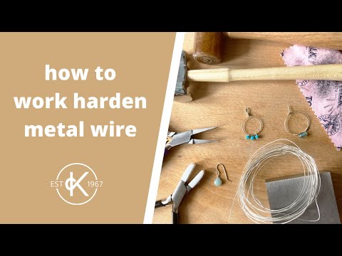 How To Work Harden Wire For Jewellery Making | Kernowcraft