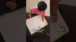 padhai chal rahi hai (Study is walking) #padhai #cutebaby #study