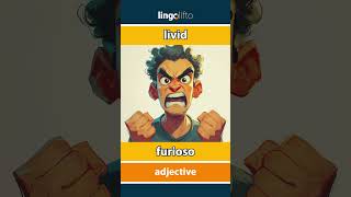 🇬🇧🇮🇹 livid - furioso : learn English : impariamo l'inglese : vocabulary builder