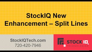 StockIQ Major Improvement - Split Lines