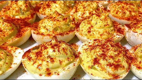 Homemade Deviled Eggs | EASY HOMEMADE DEVILED EGGS RECIPE
