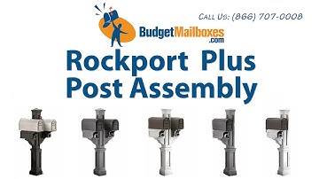 BudgetMailboxes.com | Mayne Post | Rockport Mail Post Assembly