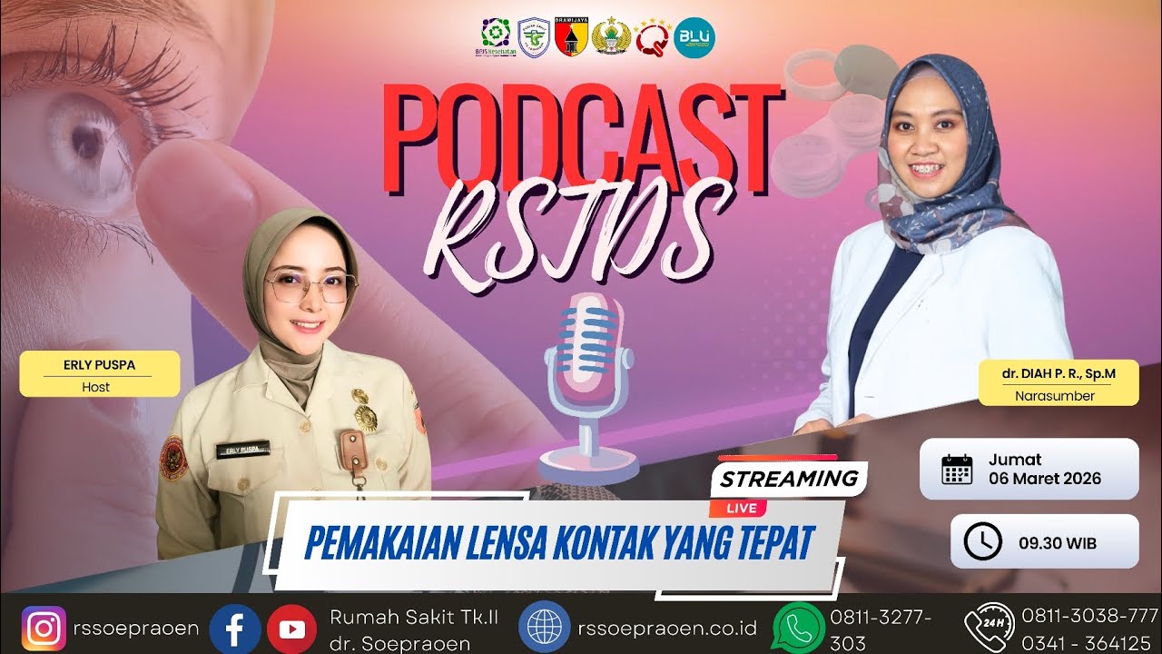 PODCAST RSTDS - PEMAKAIAN LENSA KONTAK YANG TEPAT