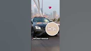 Different license plates in Qatar #Shorts