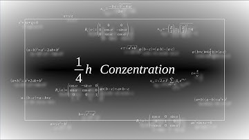 Flying Formulas - Ambient Music for Concentration - only flying Formulas on a black Screen