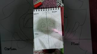 Drawing princess Peach in 4 different styles.  #art #animeart07 #drawing #artist #artandcraft