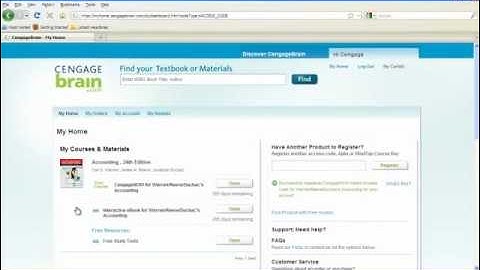 Creating a CengageNOW Account as a New User: For Students