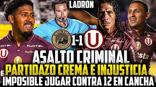 ASALTO A MANO ARMADA | UNIVERSITARIO 1-1 CUSCO | DIGNO PARTIDO CREMA QUE ARRUINA ORTEGA | DESAHOGO🔥