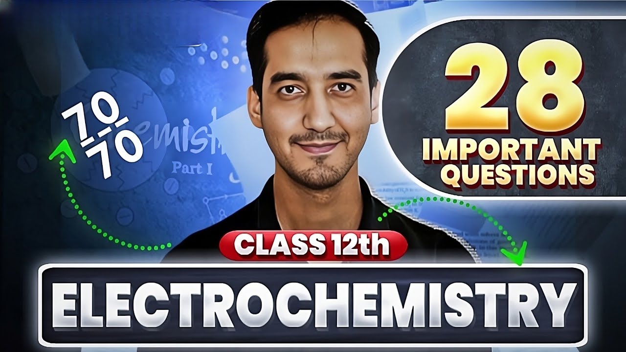 Electrochemistry |28 Important questions| Class 12 Chemistry |Sourabh Raina