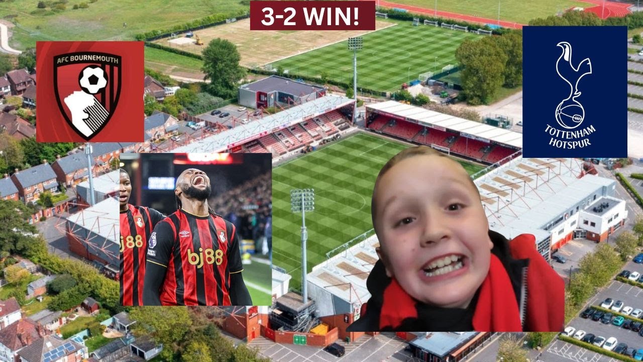 AFC Bournemouth VS Tottenham-Semenyo scores 95th minute winner for his last touch for the cherries!