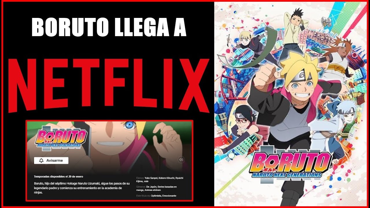 Boruto: Naruto Next Generations ya está disponible en Netflix