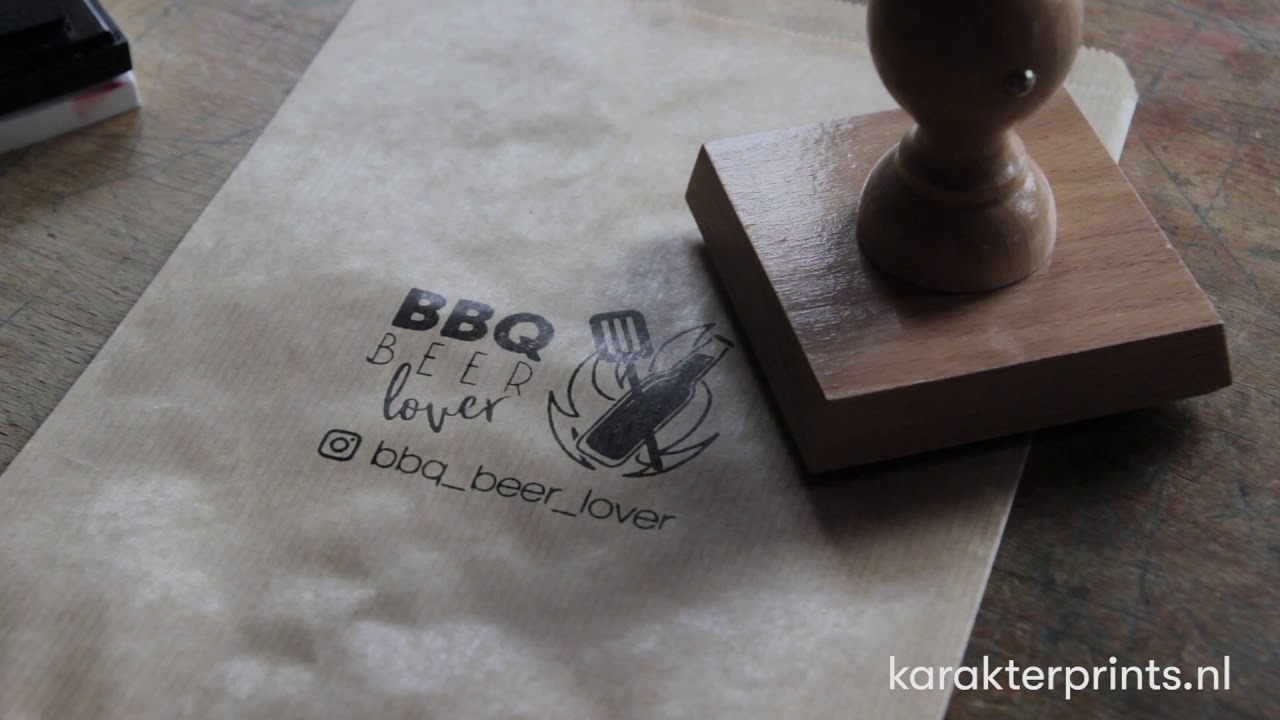 stempel laten maken van je eigen logo of ontwerp