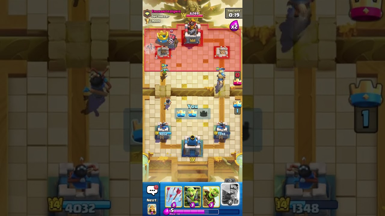 Gra o 23 arenę w clash royale + super magical lighting chest