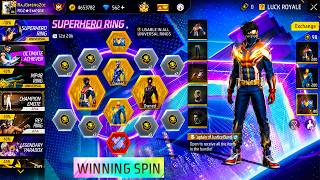SuperHero Ring 1 Spin Trick 🤩 | Superhero Ring Event Free Fire | FF New Event Today 
