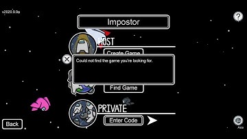 Among Us Mobile (could not find the game you