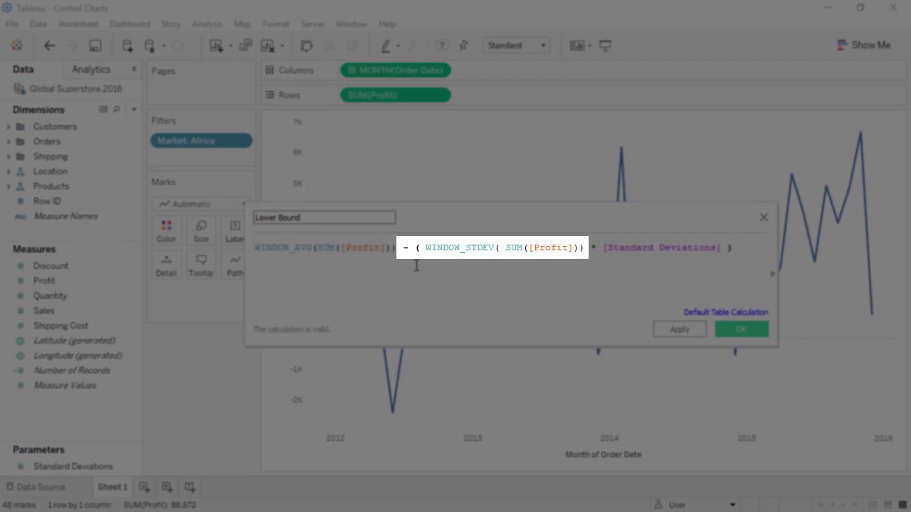 Control Charts In Tableau