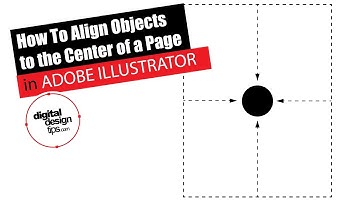 How to Center Artwork in Illustrator (Align to Page or Artboard)