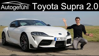 Toyota GR Supra 2.0 FULL REVIEW - less powerful but sportier?  Autogefühl